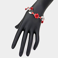 Rose Wrap Evening Bracelet