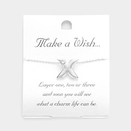 -X- Initial Monogram Pendant Necklace