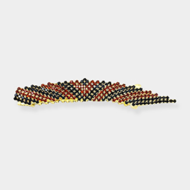 Curved Crystal Barrette