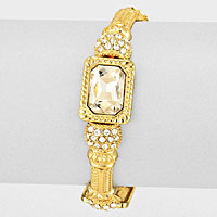 Regal Glass Stretch Bracelet