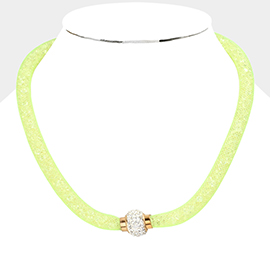 Magnetic Netted Shimmer Magnetic Necklace
