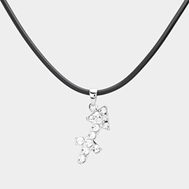 Sagittarius - Stone Embellished Zodiac Pendant Necklace