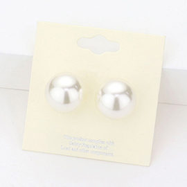 16mm Pearl stud earrings
