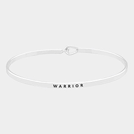 Warrior Brass Thin Metal Hook Bracelet