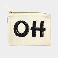 Oh _Cotton Canvas Eco Pouch Bag