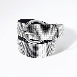 Bling Studded Solid Belt