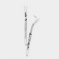 
Beaded Snake Drop Earrings 