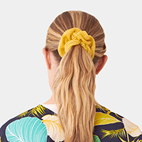 Lurex Mesh Scrunchie Hairband