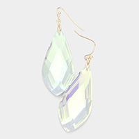 Resin Bead Petal Dangle Earrings