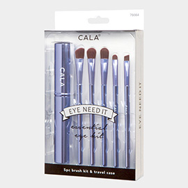 5PCS - Eye Need It Essential Eye Shadow Brush Set