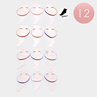 12PCS - Tennis Chain Stretch Anklets