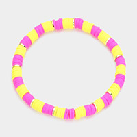 Heishi Beaded Stretch Bracelet
