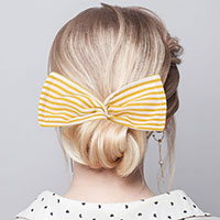 Striped Deft Bun Maker Hairband