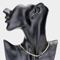 Brass Metal Link Necklace
