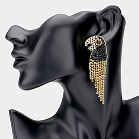 Rhinestone Toucan Earrings