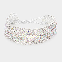 Rhinestone Evening Bracelet