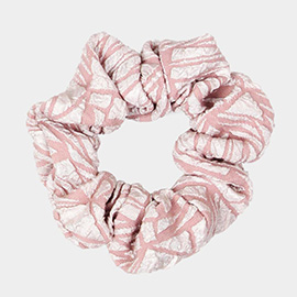 Abstract Textured Scrunchie Hairband