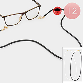 12PCS - Solid Cord Lanyard Mask Chains / Glasses Chains
