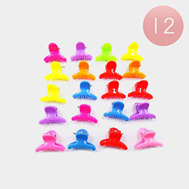 12 SET OF 20 - Mini Claw Clips