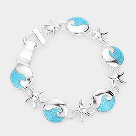 Starfish Link Magnetic Bracelet