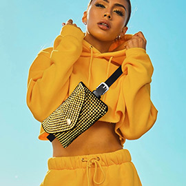 Bling Envelope Belt Bag / Crossbody Bag