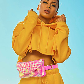 Bling Envelope Belt Bag / Crossbody Bag