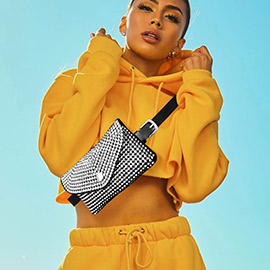 Bling Envelope Belt Bag / Crossbody Bag