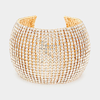 20Lines Rhinestone Evening Bracelet