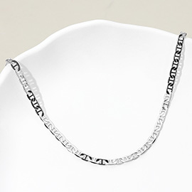 Metal Chain Link Necklace