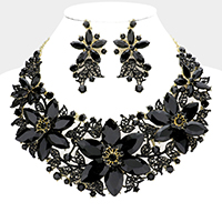Whimsical Glass Flower Necklace