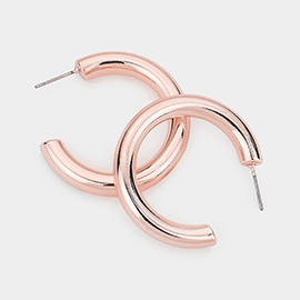Colored Hoop Earrings