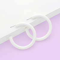 Colored Hoop Earrings