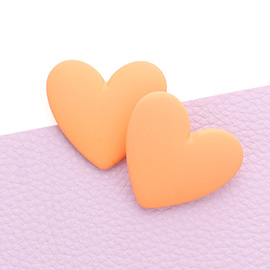 Polymer Clay Heart Earrings