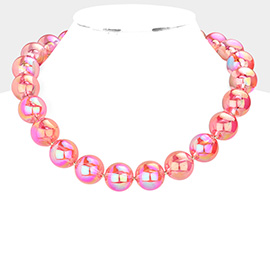 Resin Ball Necklace