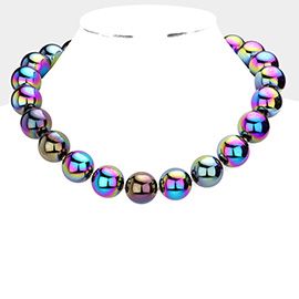 Resin Ball Necklace