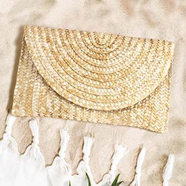 Straw Clutch Bag