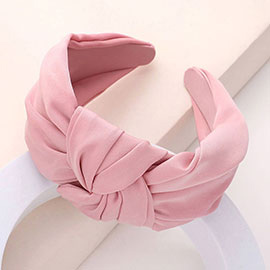 Solid Knot Burnout Headband