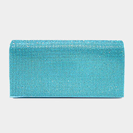 Bling Solid Evening Clutch / Crossbody Bag