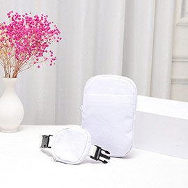 Solid Nylon Sling Bag / Crossbody Bag