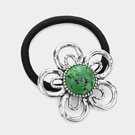 Flower Natural Stone Stretch Hairband