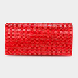 Bling Solid Evening Clutch / Crossbody Bag