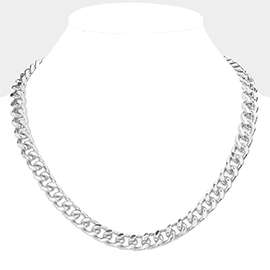 Metal Chain Link Necklace