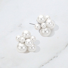 Pearl Bubble Stud Earrings