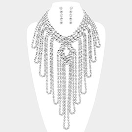 Metal Ball Statement Necklace