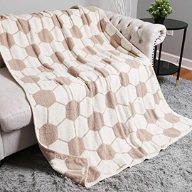 Soccer Reversible Throw Blanket