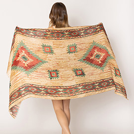 Aztec Print Scarf