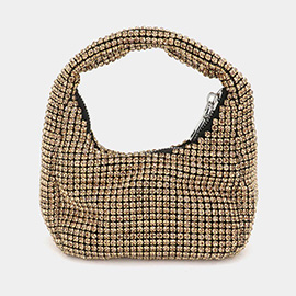 Bling Studded Micro Mini Top Handle Bag