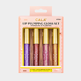 4PCS - Lip Plumping Gloss Set