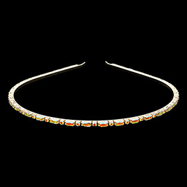 Rectangle Stone Headband