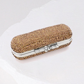 Bling Studded Lipstick Case
